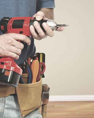 Man Using Drill