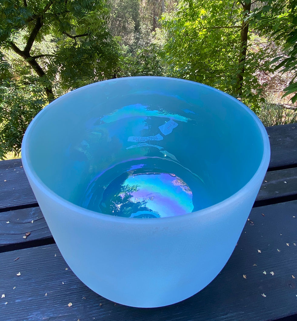 Classic Ocean Gold Alchemy Bowl (9″| F#)