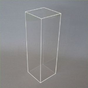 90cm Clear Acrylic Plinths
