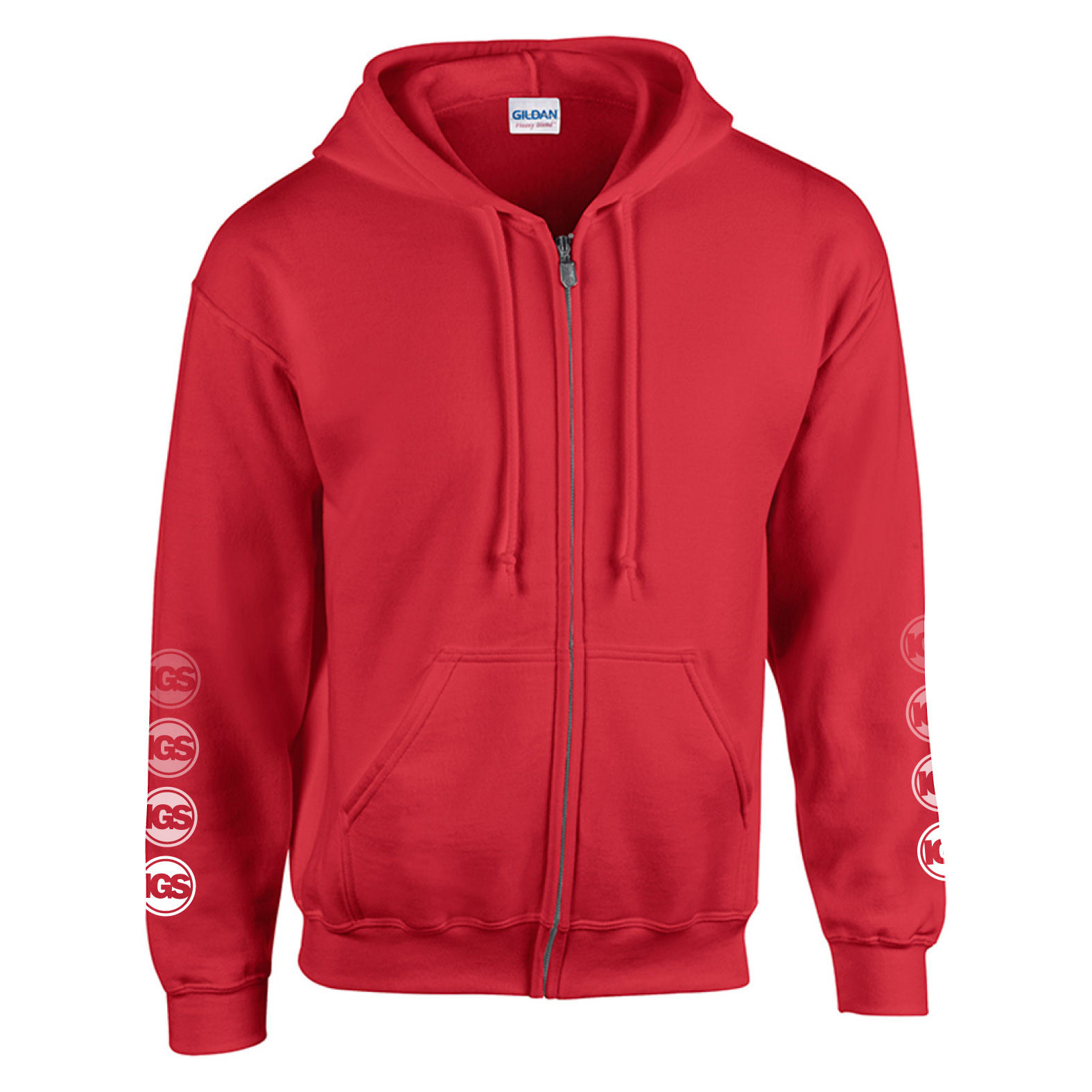 Kids IGS Faded 4 Logo Zip Up Hoodie