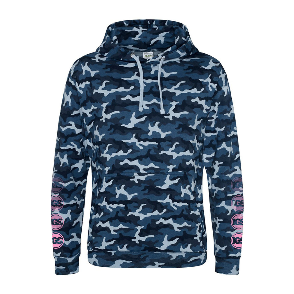 Thumbnail: Adult IGS Faded 4 Logo Camo Hoodie