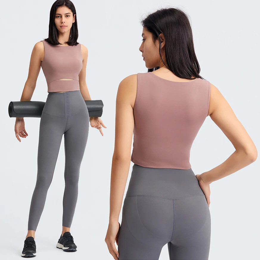Thumbnail: Women Gym Fitness Clothing Sleeveless T-Shirt Vest