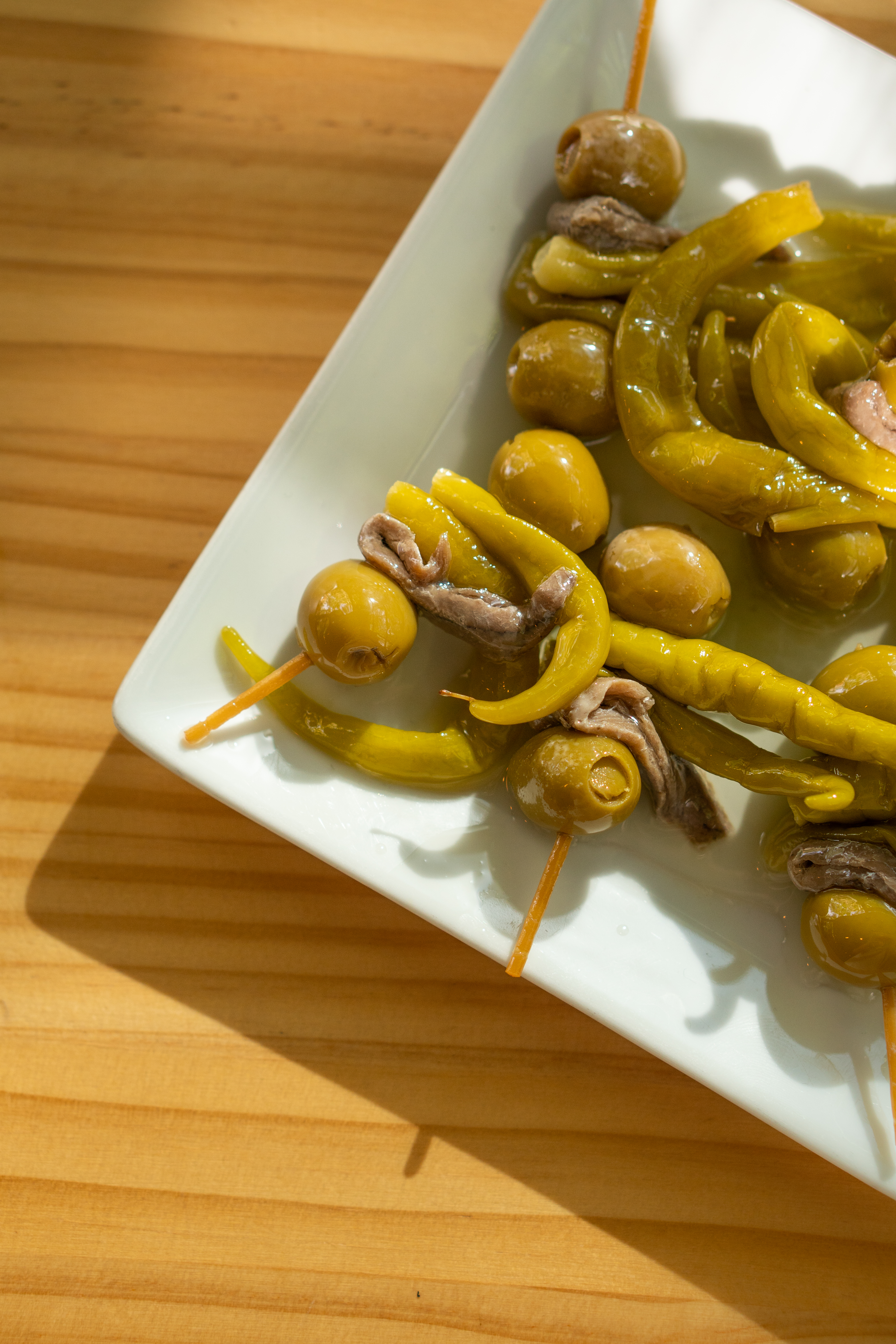 Arranged Food and Objects