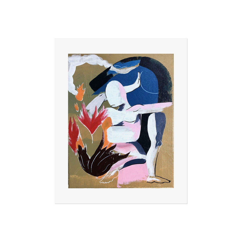 Thumbnail: Thrashing in the Cave | Fine Art Print