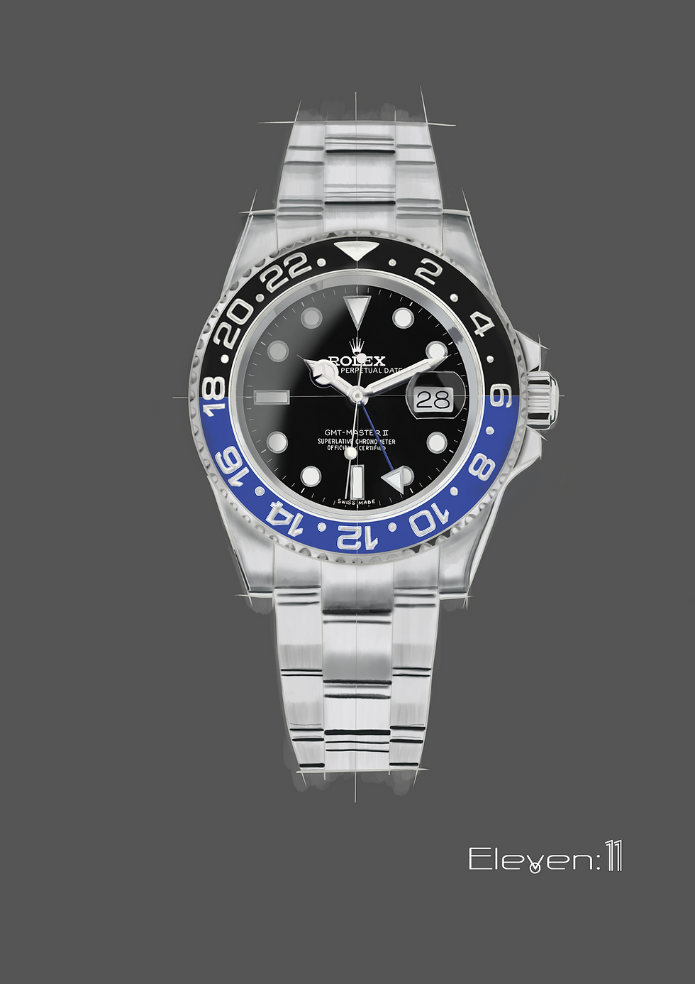 Thumbnail: Artist Collection - Rolex GMT Master II BLNR x Eleven:11