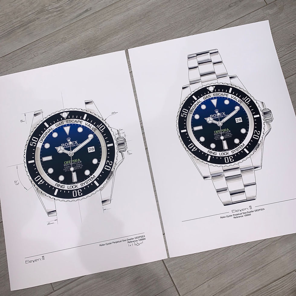 Thumbnail: 1 of 1 Rolex Deepsea Sea-Dweller 126660 Custom