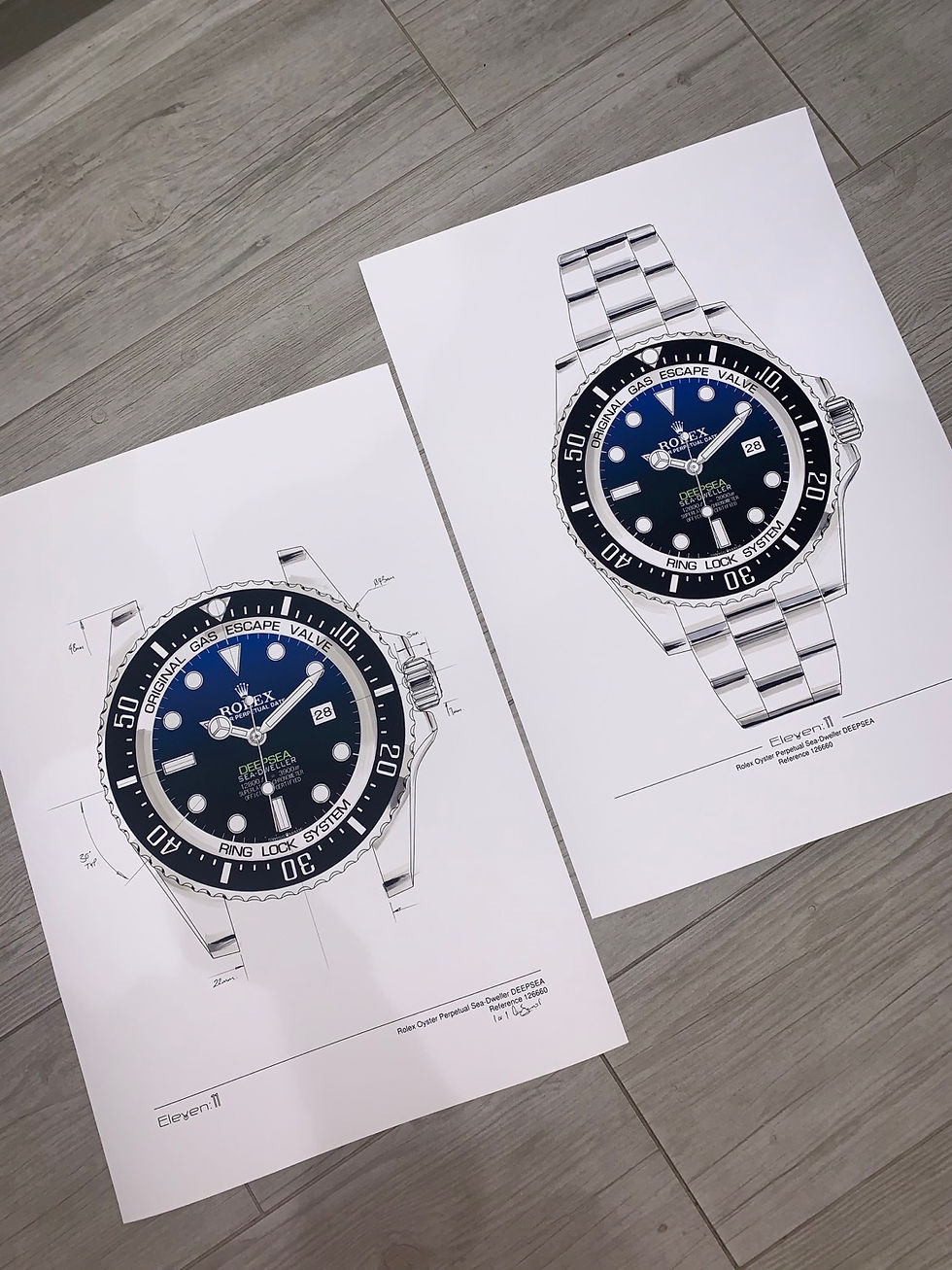 Thumbnail: 1 of 1 Rolex Deepsea Sea-Dweller 126660 Custom