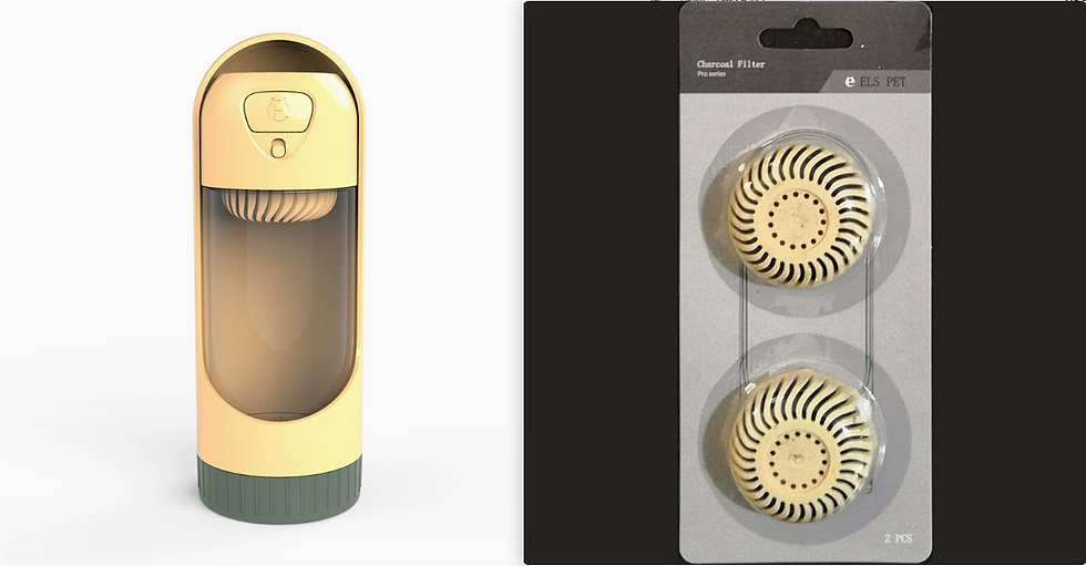 Thumbnail: Portable Pet Water Dispenser with Filter and Cup