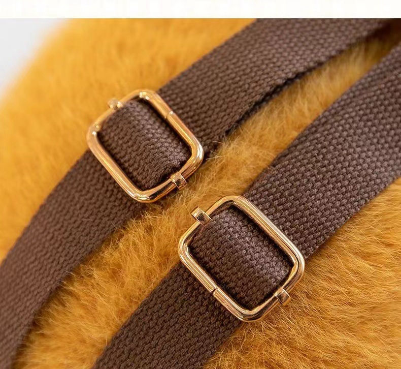 Thumbnail: Creamy Bear Furry Backpack