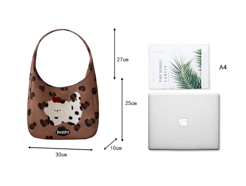 Thumbnail: Standout Brown happy panda handbag