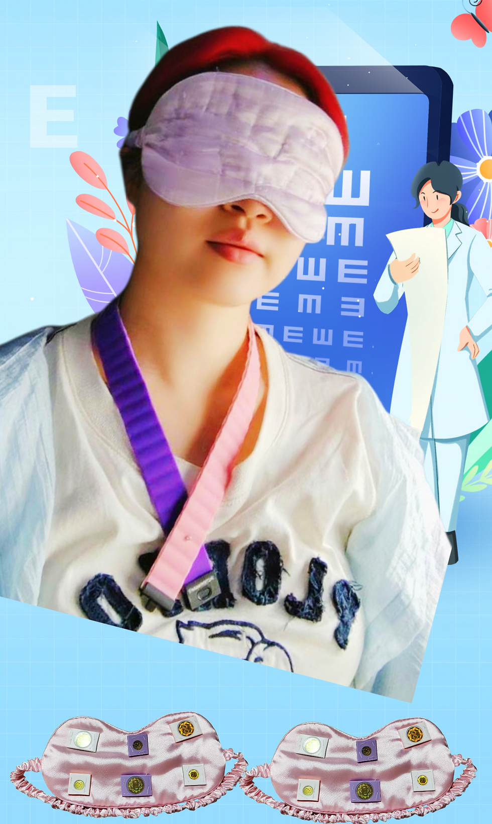 Thumbnail: Bright Eyes Customized Quantity Chip Energy Chip Sleeping Eyes Mask(4 chips)