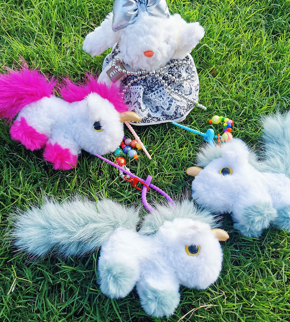 Thumbnail: Unleash the Magic: Experience Our Elite Collection of Hairy Unicorn Plush Charm