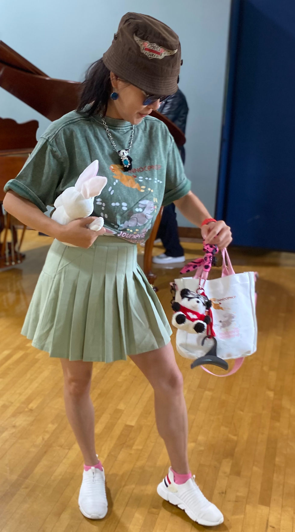 Thumbnail: Hop into style with irresistibly cute Bright Eyes Rabbit& Friends T-shirts and tote bag collections