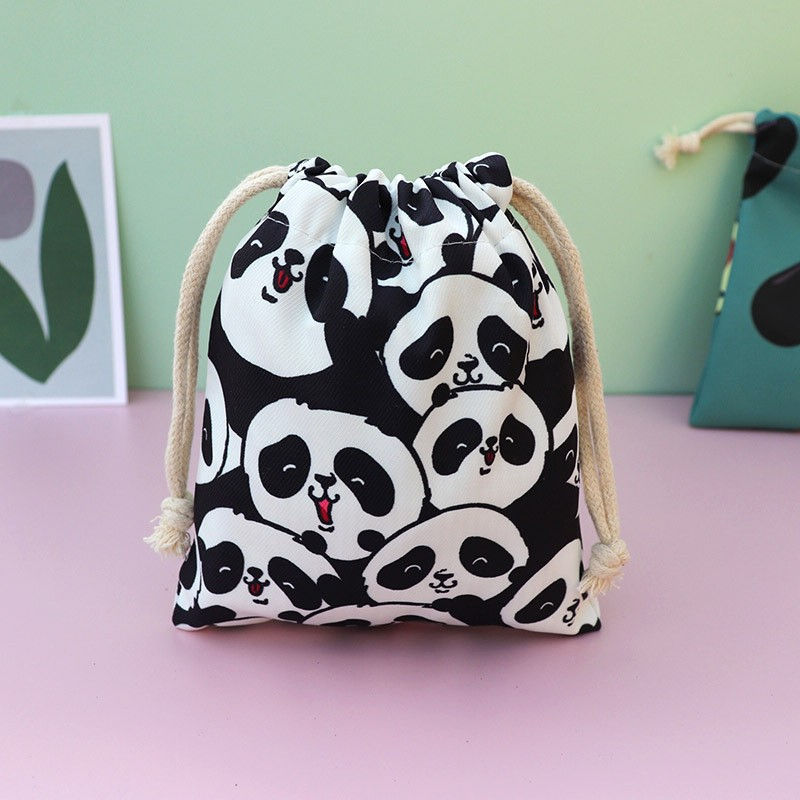 Thumbnail: Panda mini bag of four Rose Fragrance Retention Hanging