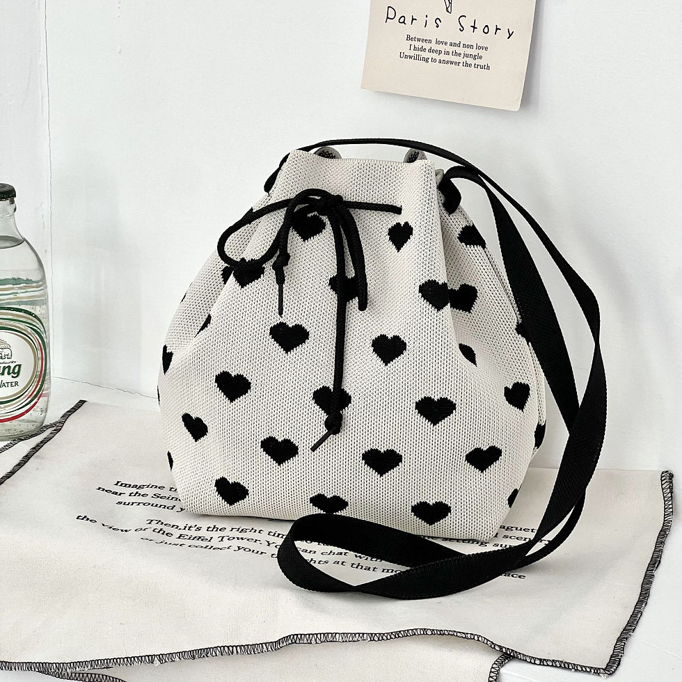 Thumbnail: Panda true love heart back bag