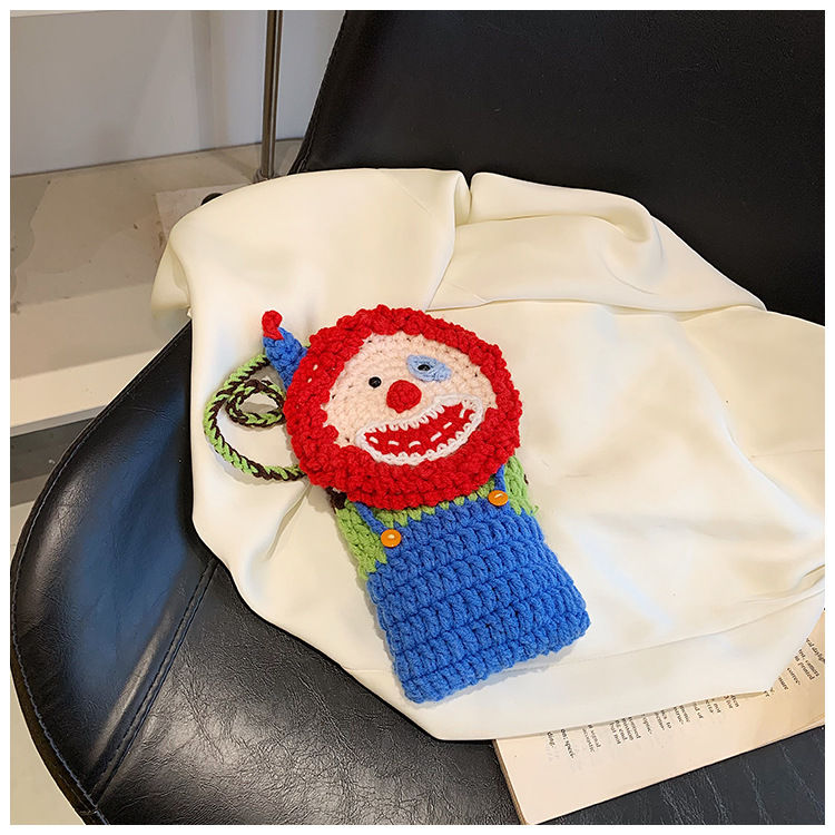 Thumbnail: Crown Handmade Fashionable Bag with Crwon Brooch
