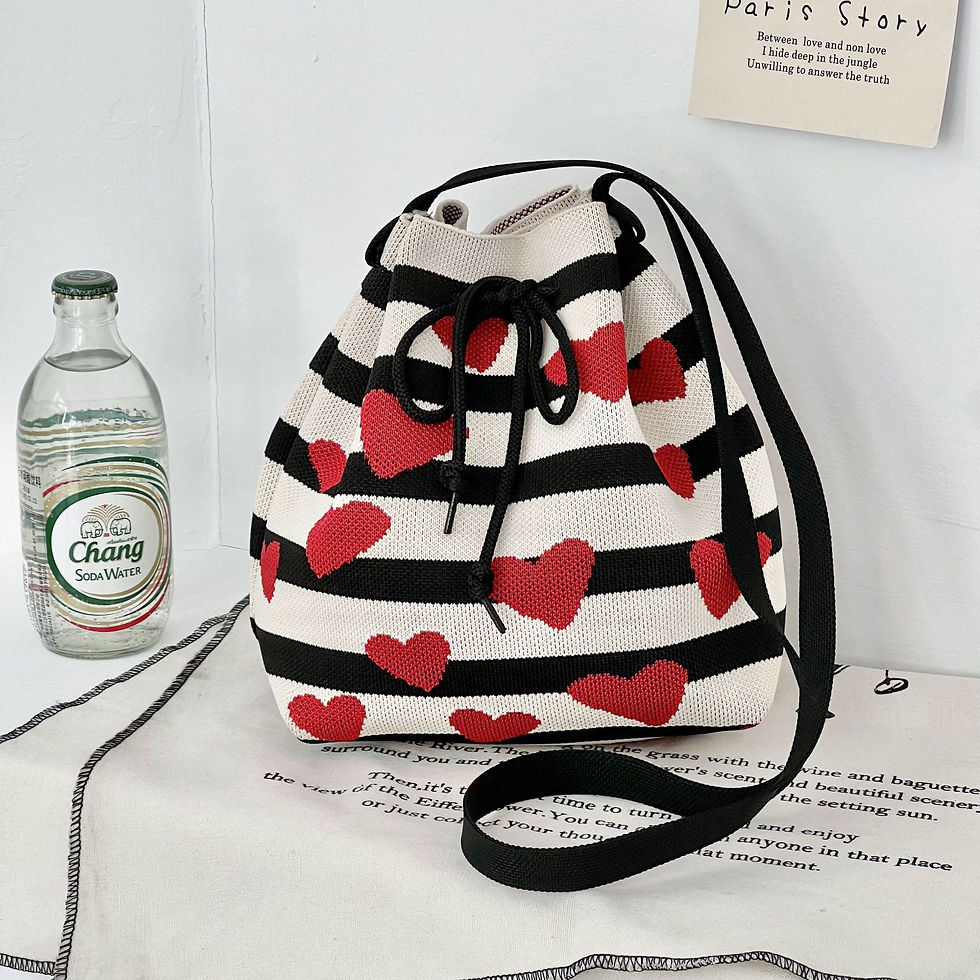 Thumbnail: Panda true love heart back bag