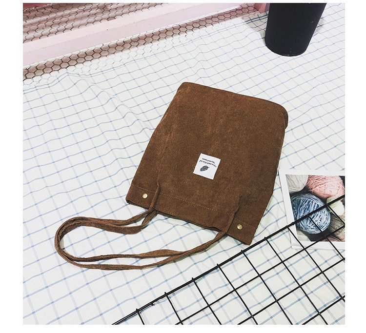 Thumbnail: Rib fabric handbag
