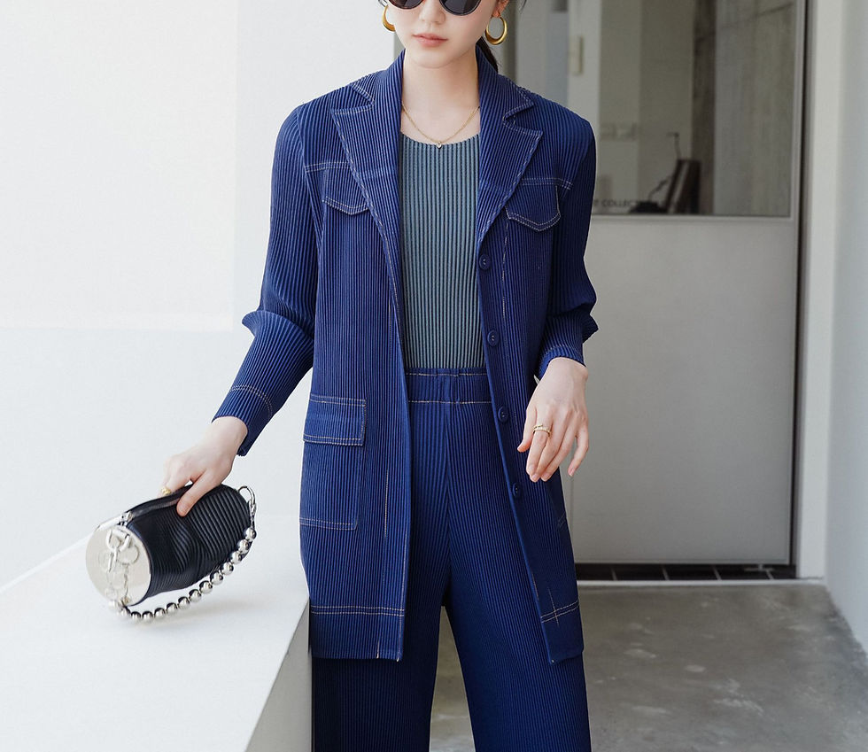 The vibrant blue is eye-catching. It is as a "bold," "confident," or "striking" color choice.
