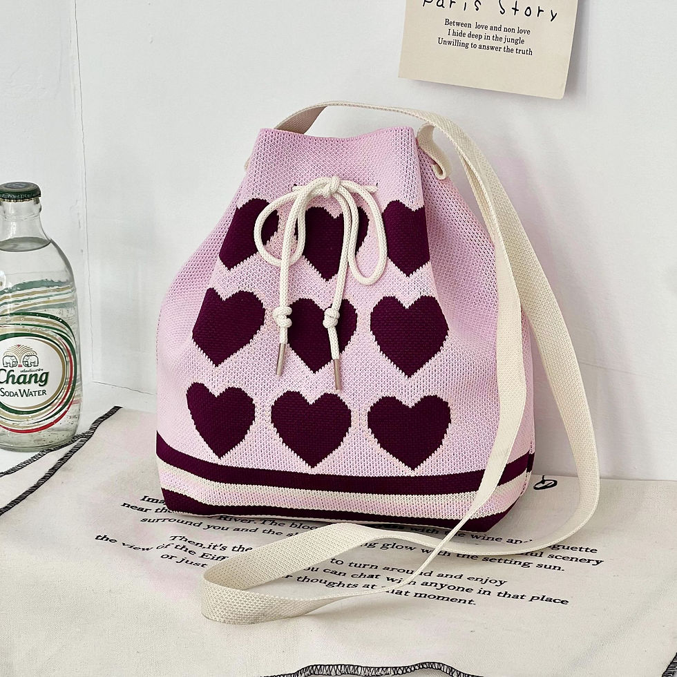 Thumbnail: Panda true love heart back bag