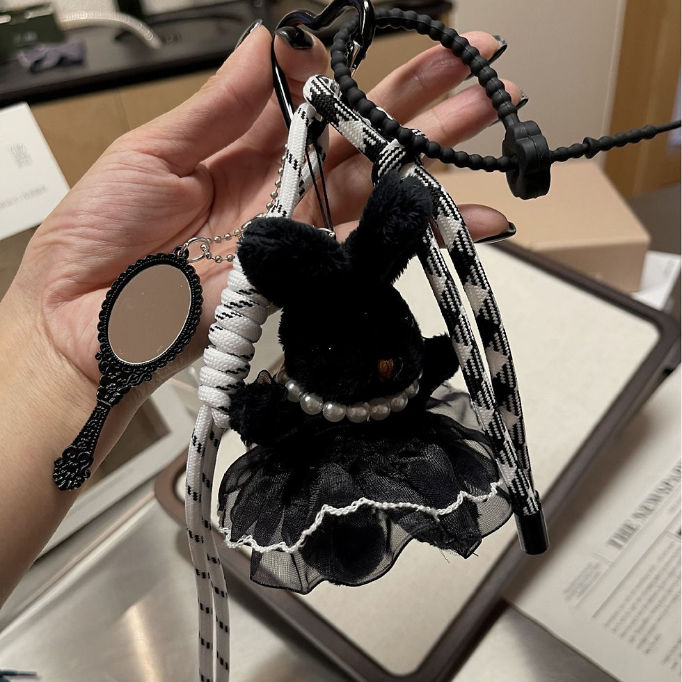 Thumbnail: Black Princess Miss Bunny Bag DIY Accessory and Decoration