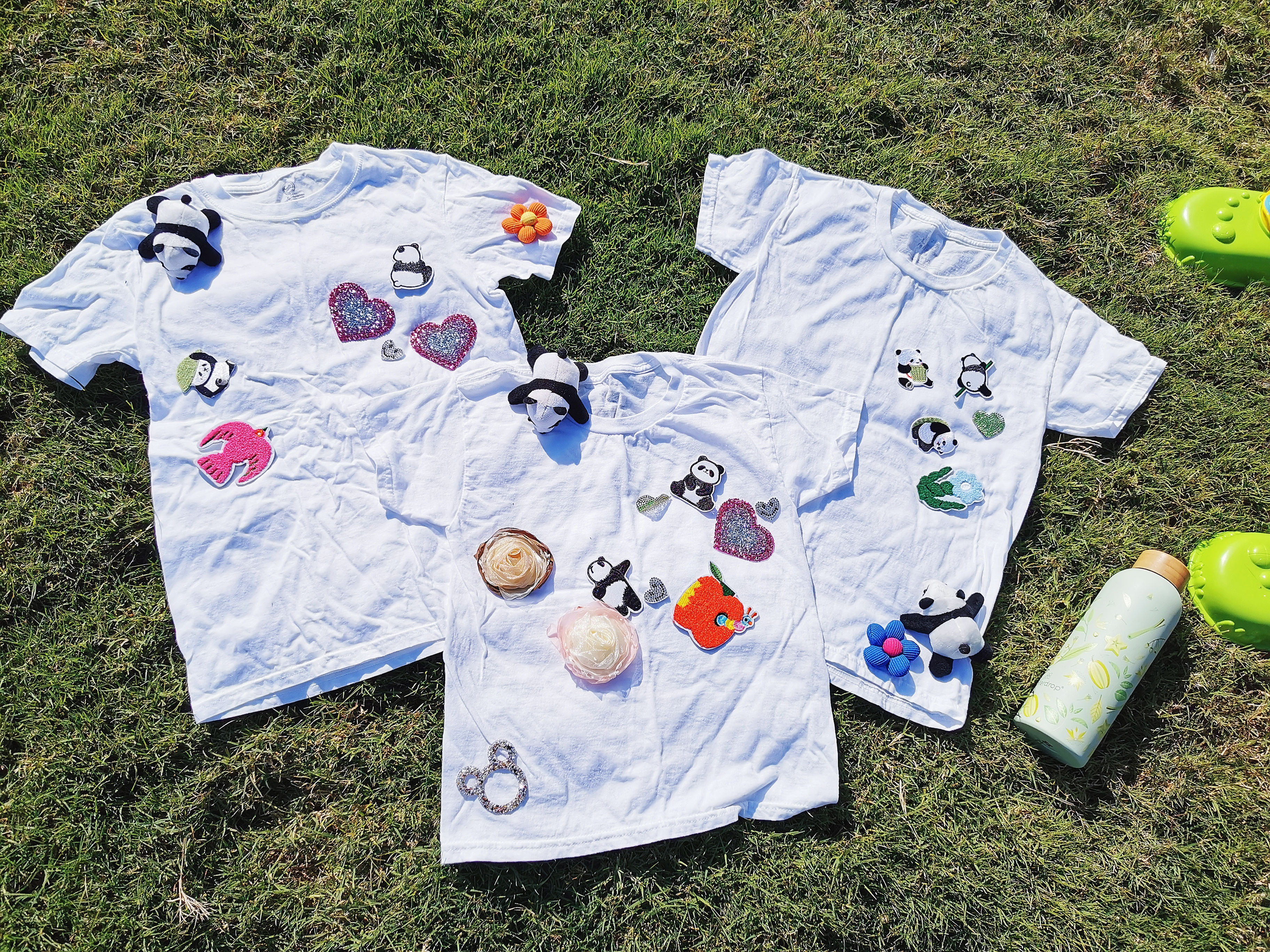 Handmade Creative Art Panda Children T-shirts Sets(S-M-L) Package