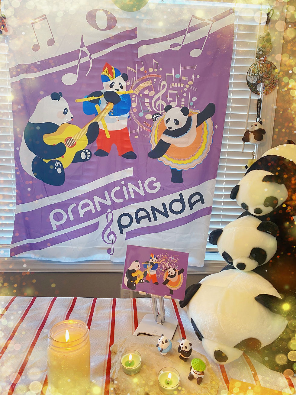 Panda musical festival theme party Banner