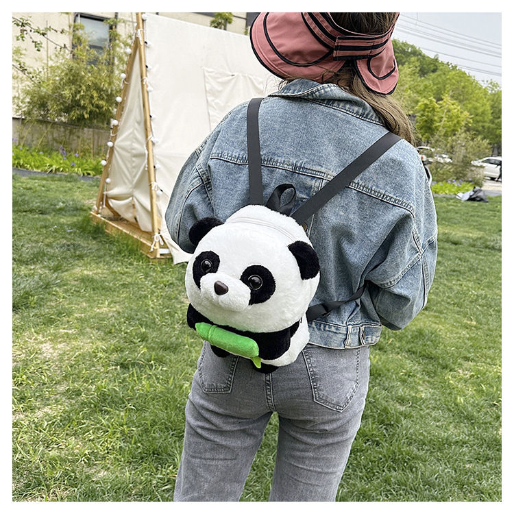 Thumbnail: Panda Bamboo Bow Tie Backpack