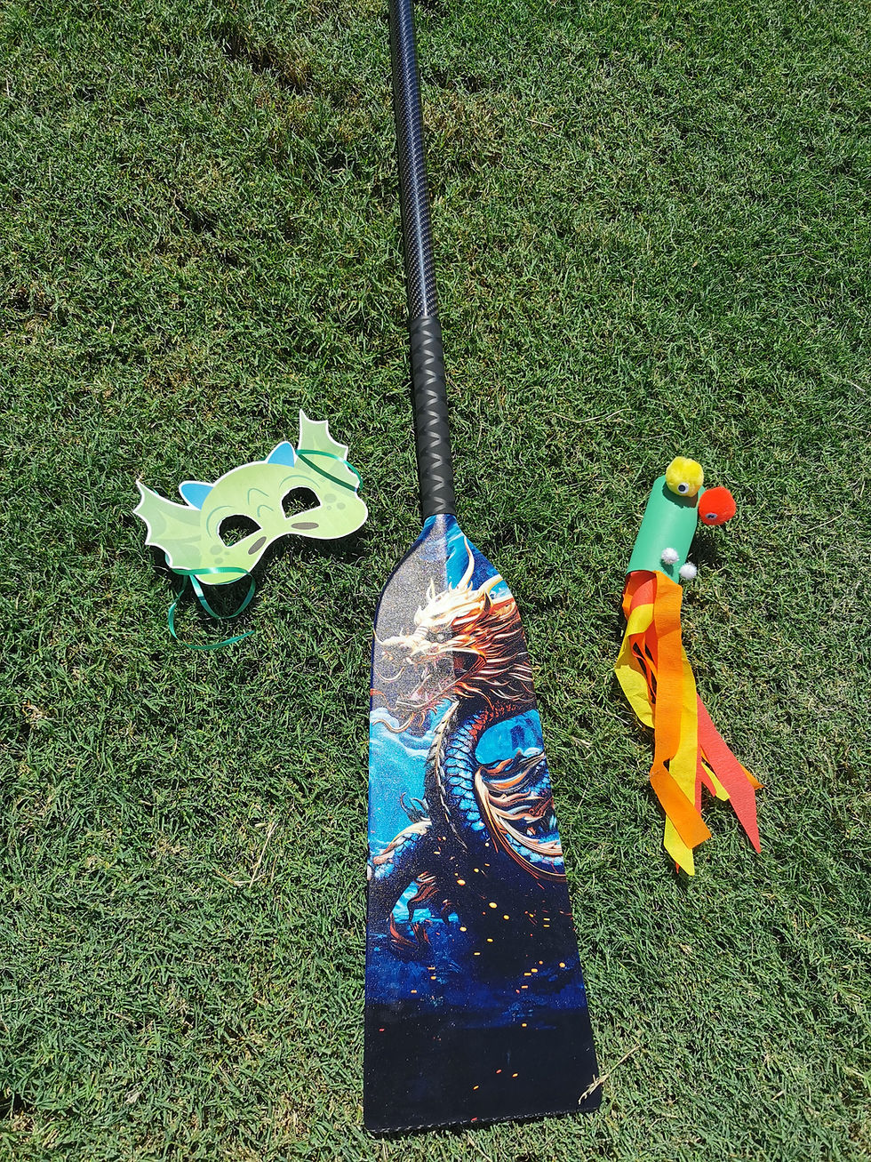 Thumbnail: Customized  Your own Watersports Dragon Boat Paddle T700 Carbon Fiber