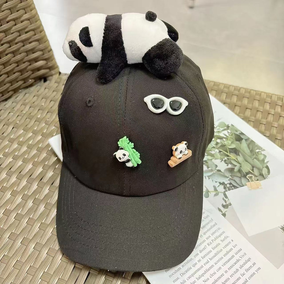 Thumbnail: Panda clolorful baseballcap