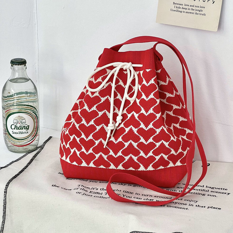 Thumbnail: Panda true love heart back bag