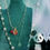 Thumbnail: Pomegranate & Pearl Lariat Necklace