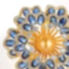 الصورة المصغرة: gold plated jewelry Light luxury high-end zircon peony brooch Luxury crabapple