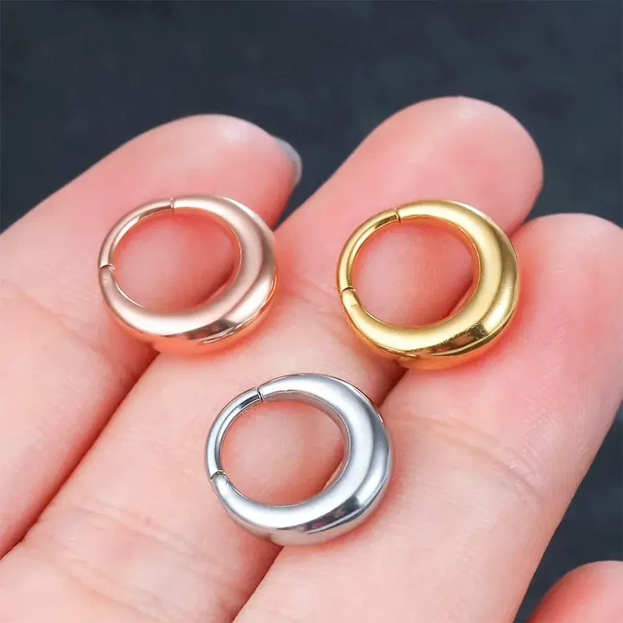 G23 Titanium Piercing Nose Ring Earrings 316 Seamless Human Piercing Jewelry Lip