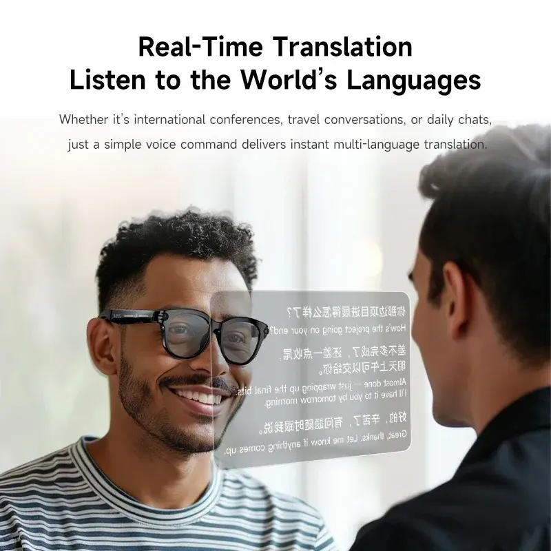 Thumbnail: Xiaomi Smart AI Glasses 800W Shooting Camera HD Photo Video Voice Call Translati