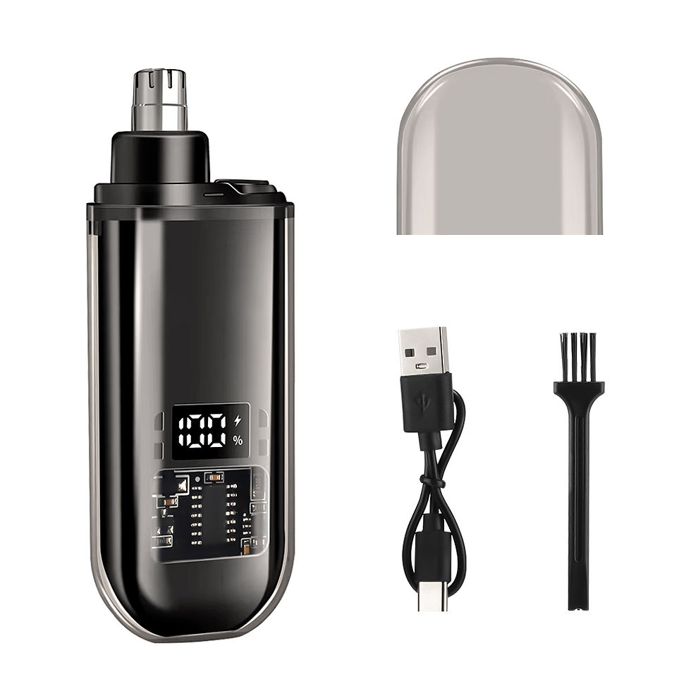 Thumbnail: Rechargeable Nose Hair trimmer and Facial Hair remover for Men Nose Hair Shaver 
