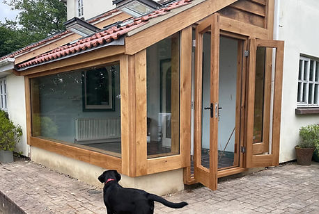 green oak conservatory in cinderford