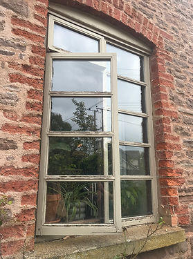 old timber window in hereford