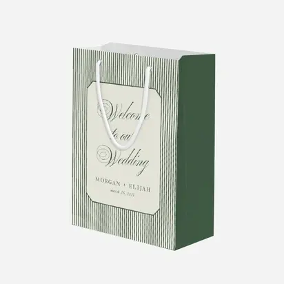 Thumbnail: Premium Gift Bag, stripes