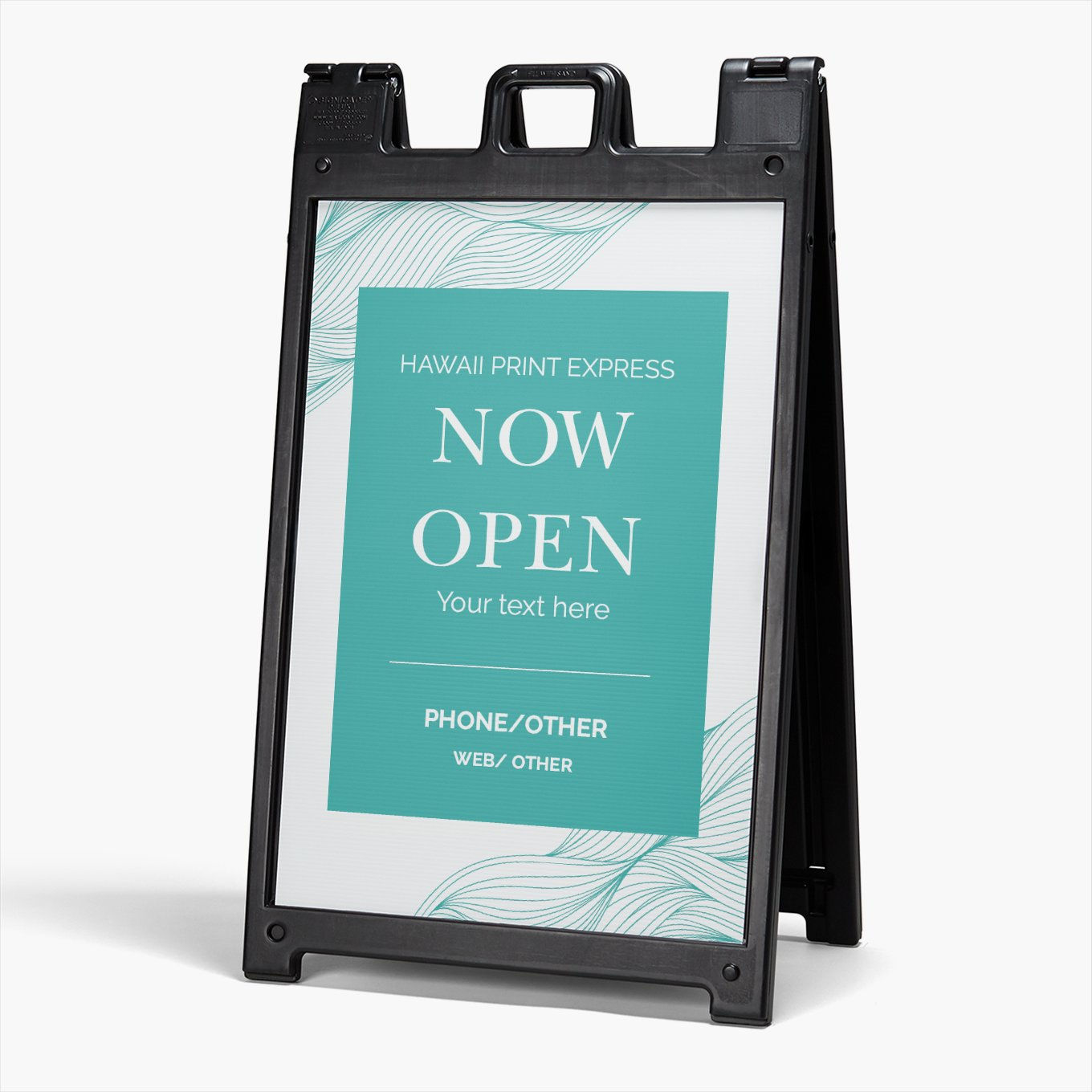 Plastic A-Frame Sandwich Board