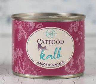 mÿ catfood Veau avec carotte et coco ( 200g)