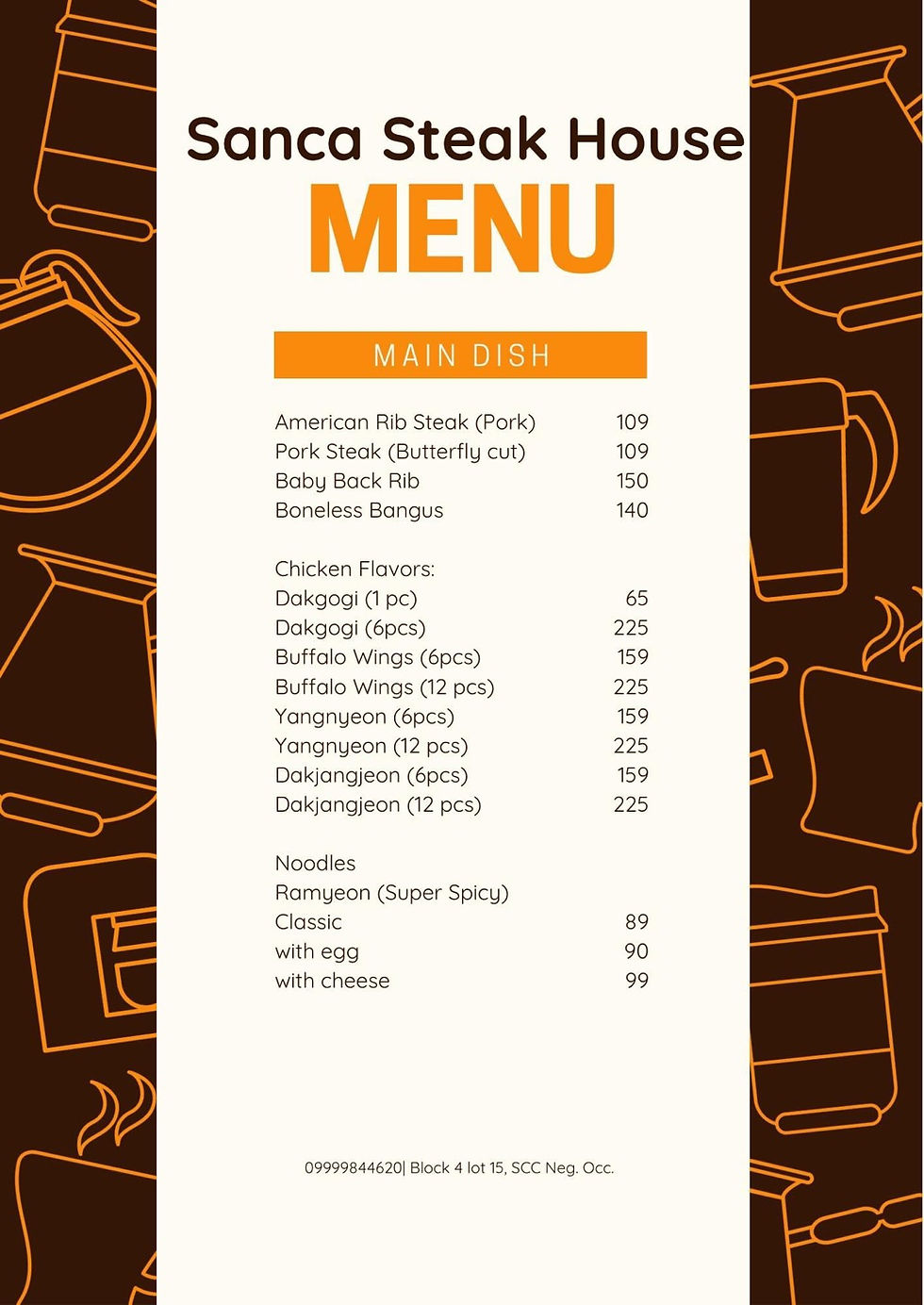 Thumbnail: Menu