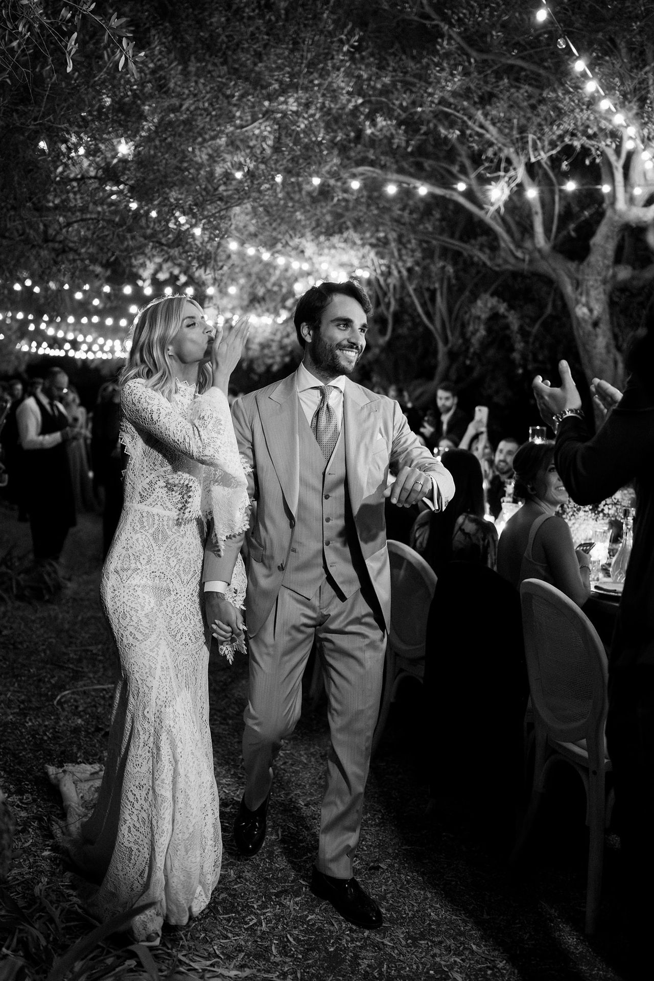 A vibrant wedding reception in Sicily filled with Sicilian traditions and joy.