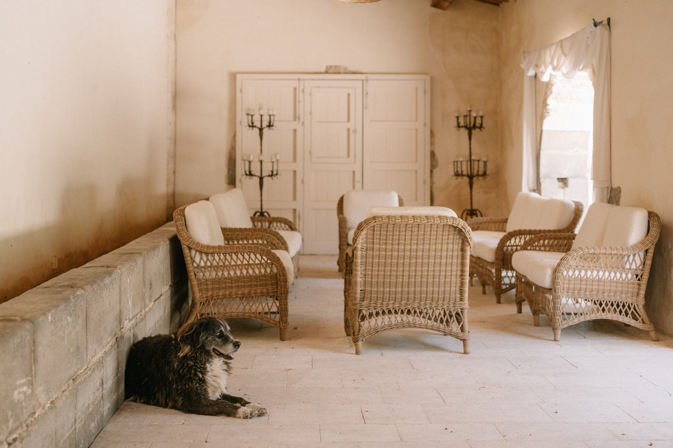 Dog rest at San Calogero, Sicily