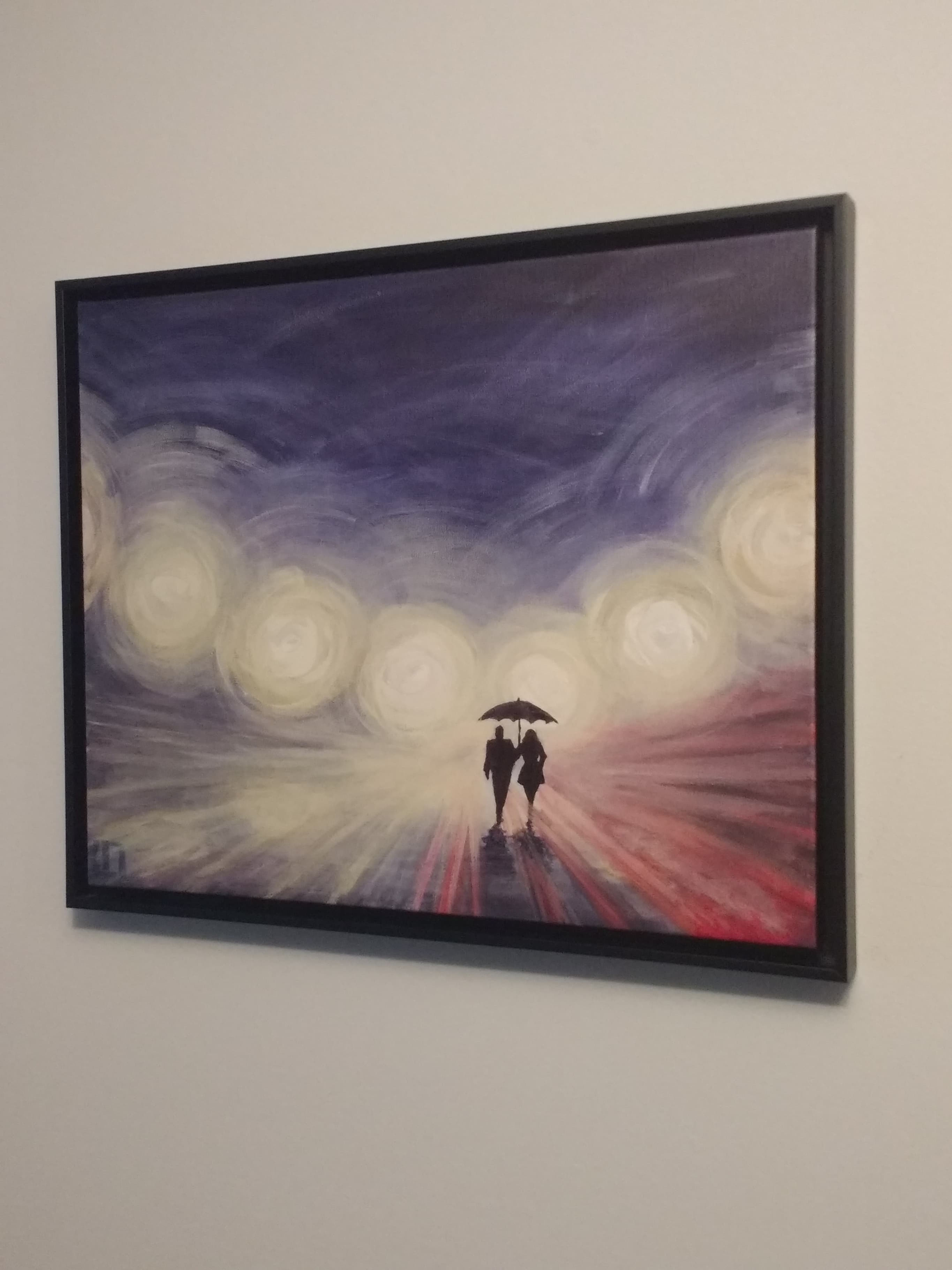 Raincouver walk TEST PRINT CANVAS