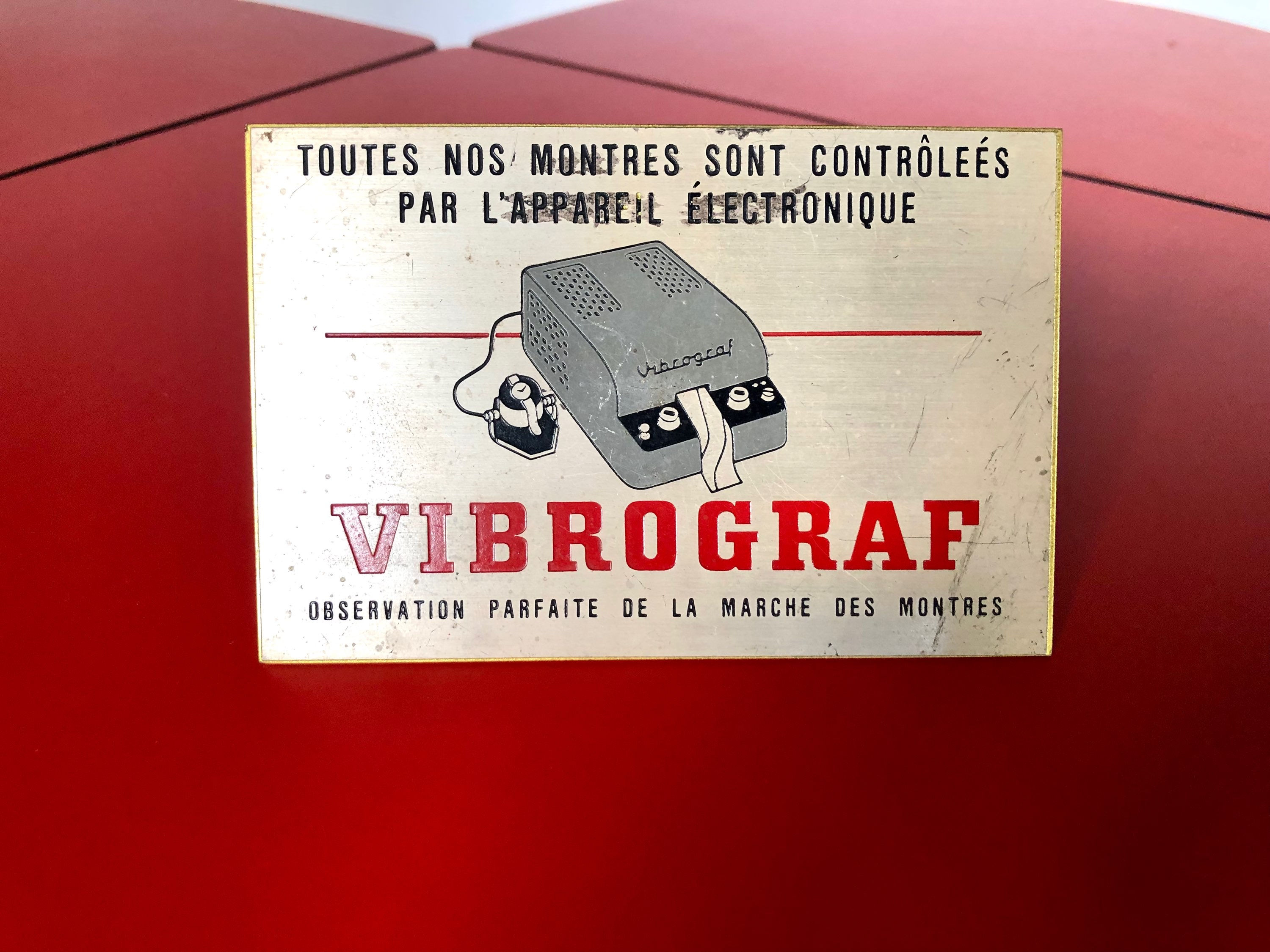 Plaque Vibrograf