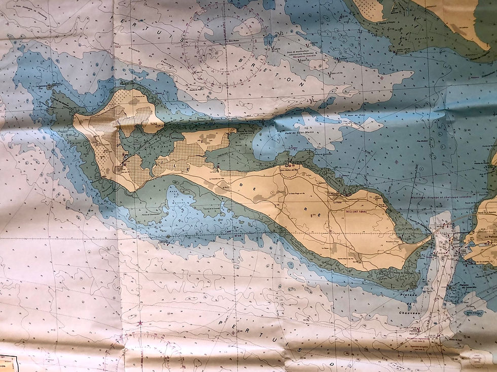 Miniature : Carte marine île de Ré