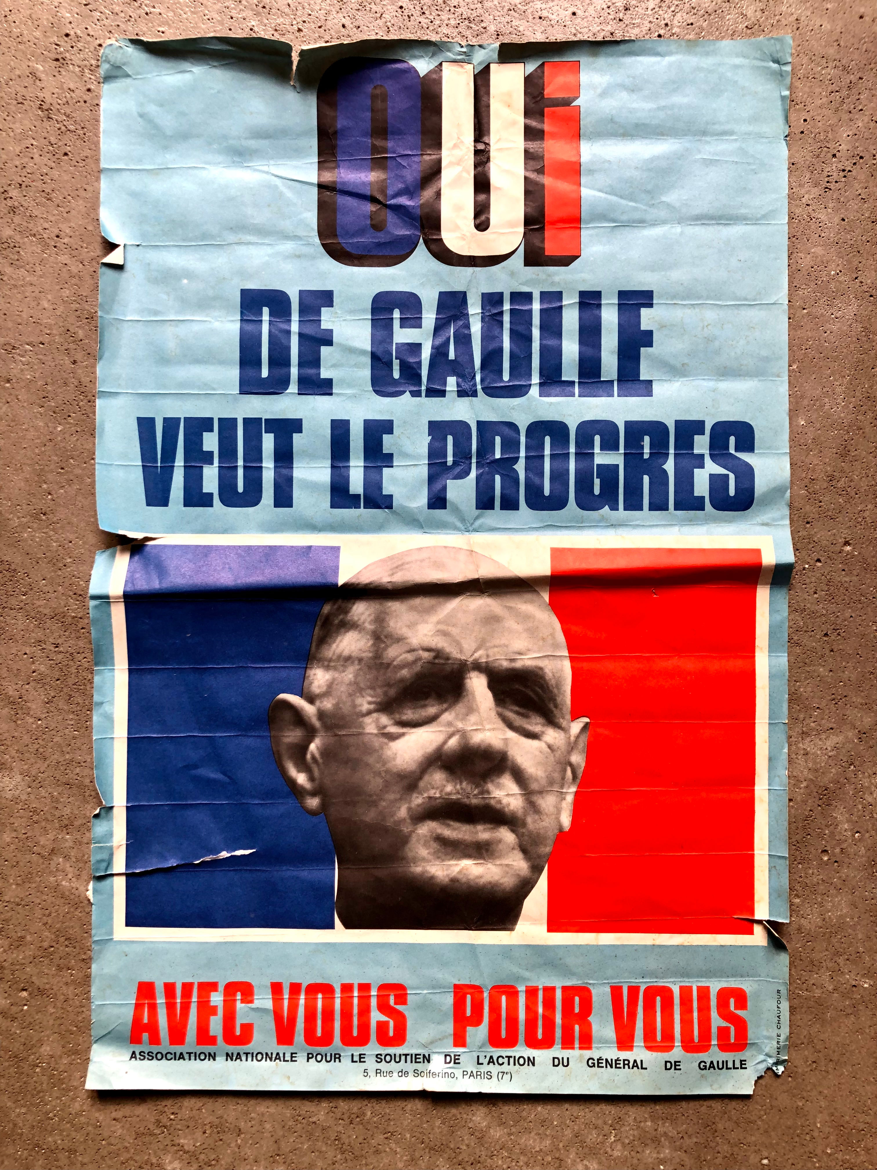 Affiche De Gaulle 