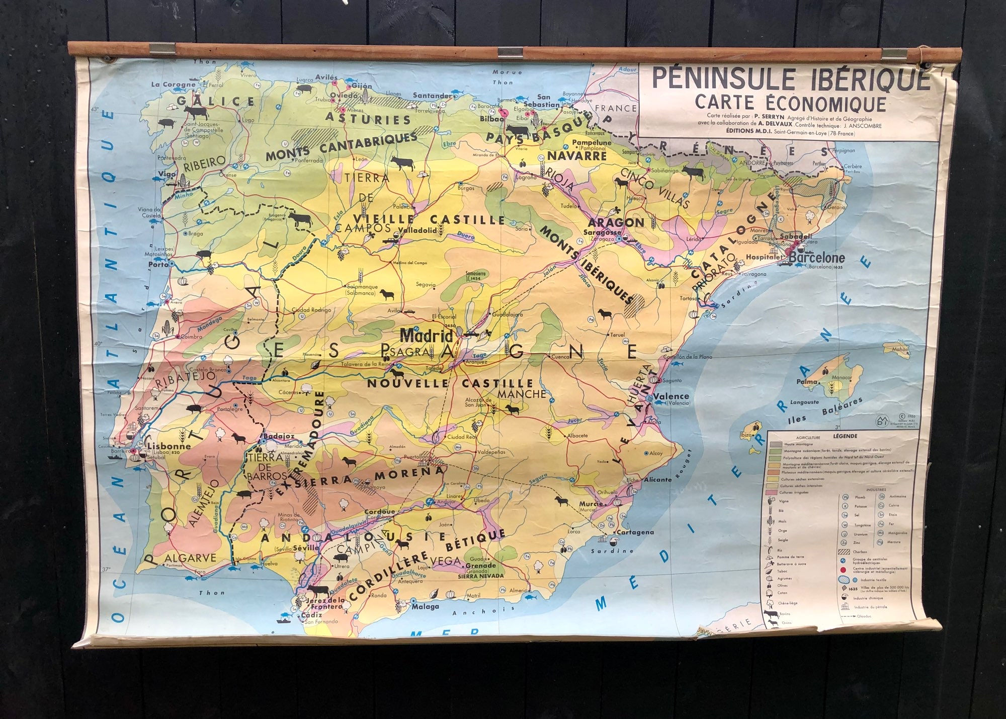 Carte Espagne/Portugal 