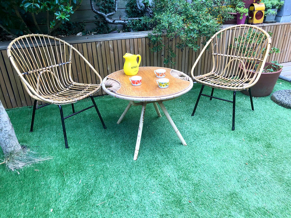 Miniature : Fauteuils rotin adulte 